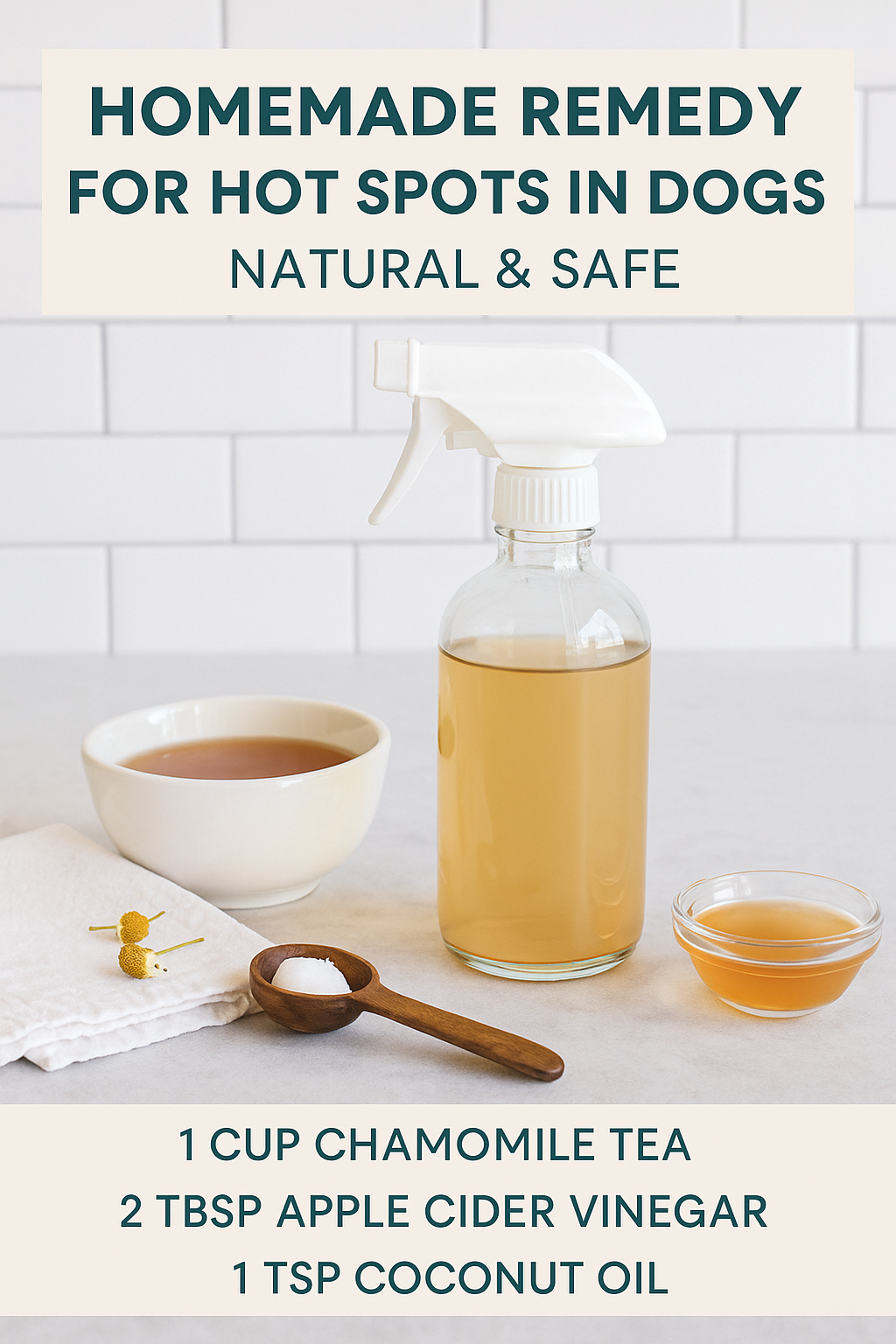 DIY Hot Spot Spray for Dogs