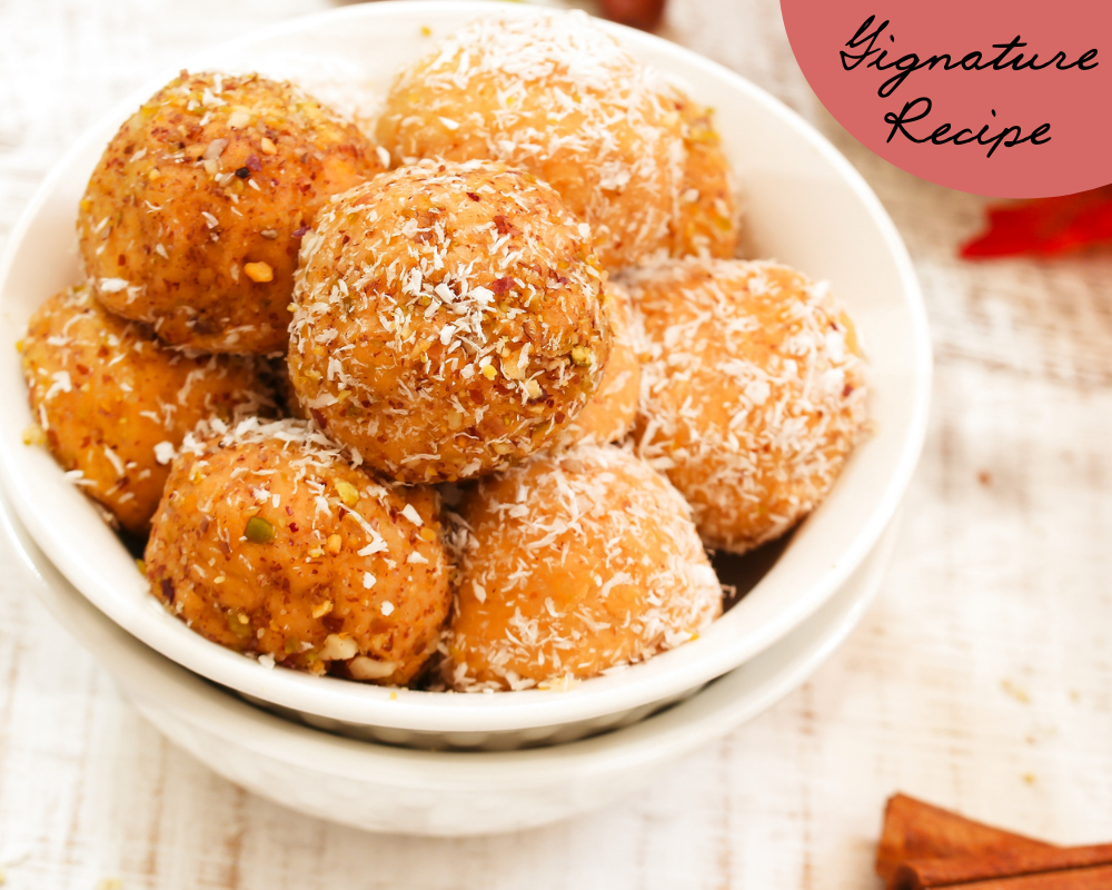 No-Bake Pumpkin Dog Treat Balls Recipe