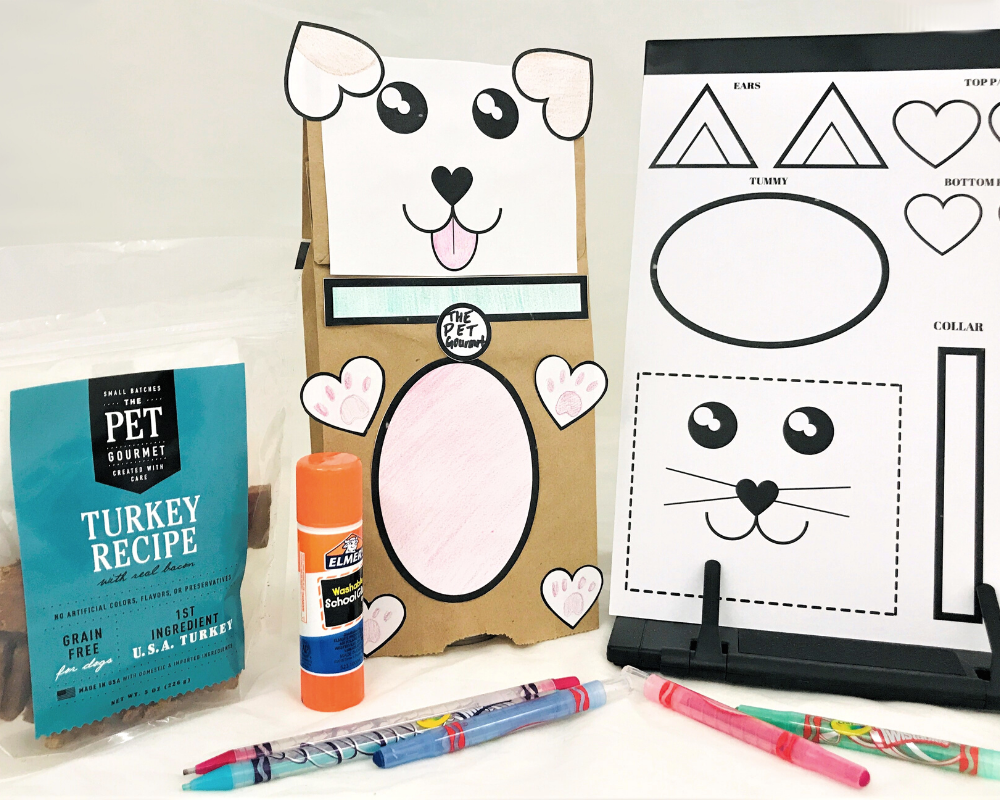Puppy & Kitty Puppet - Craft for Kids