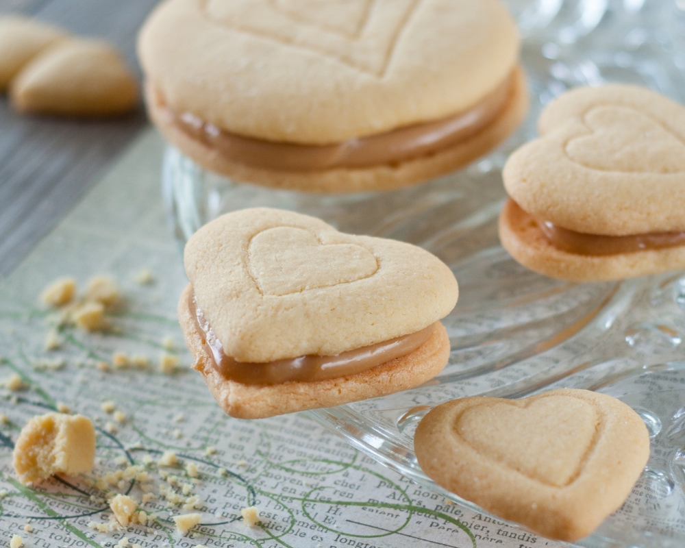Peanut Butter Heart Sandwich Treats