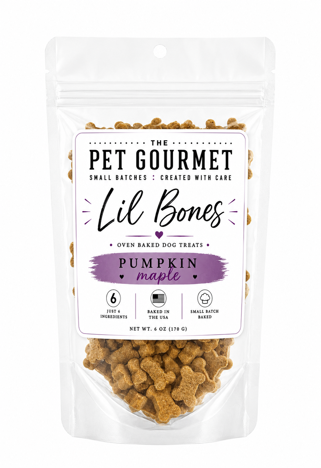Lil Bones Pumpkin Maple Dog Treats