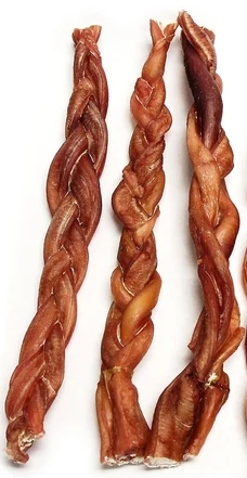 Thick Braided Bully Stick 12"