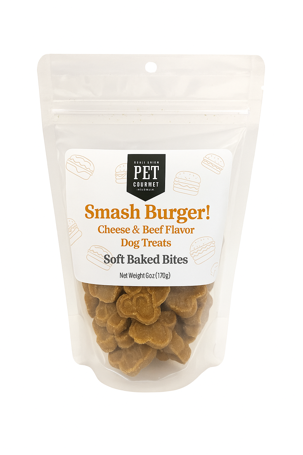 Smash Burger Beef Soft Baked Dog Treats