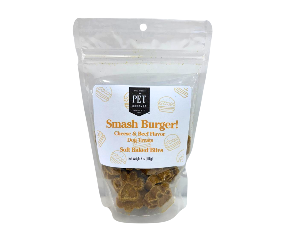 Smash Burger Soft and Chewy Dog Treats 6 oz
