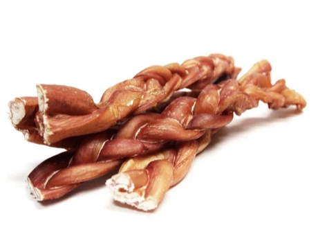 Thick Braided Bully Stick 12