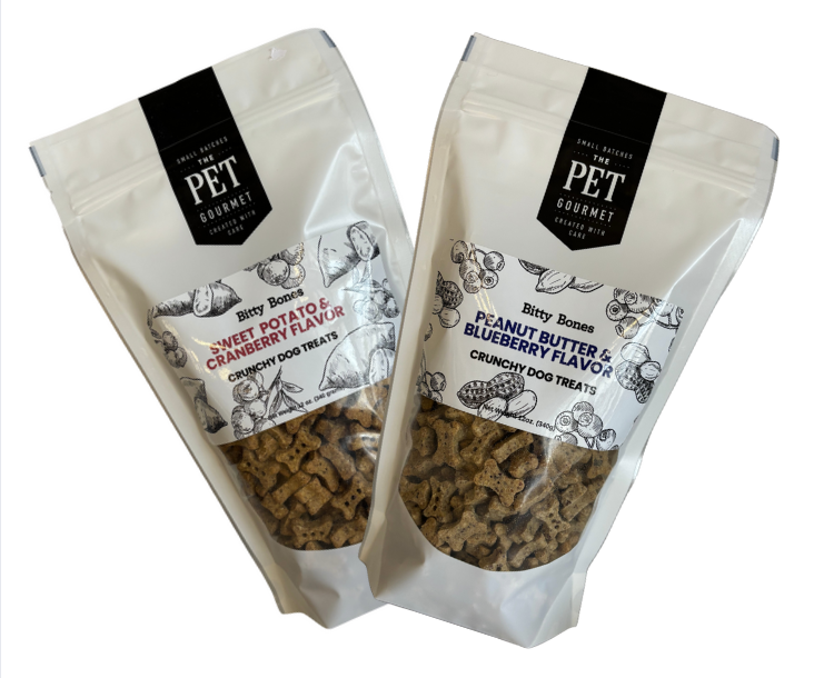 Two packages of Pet Gourmet Bitty Bones