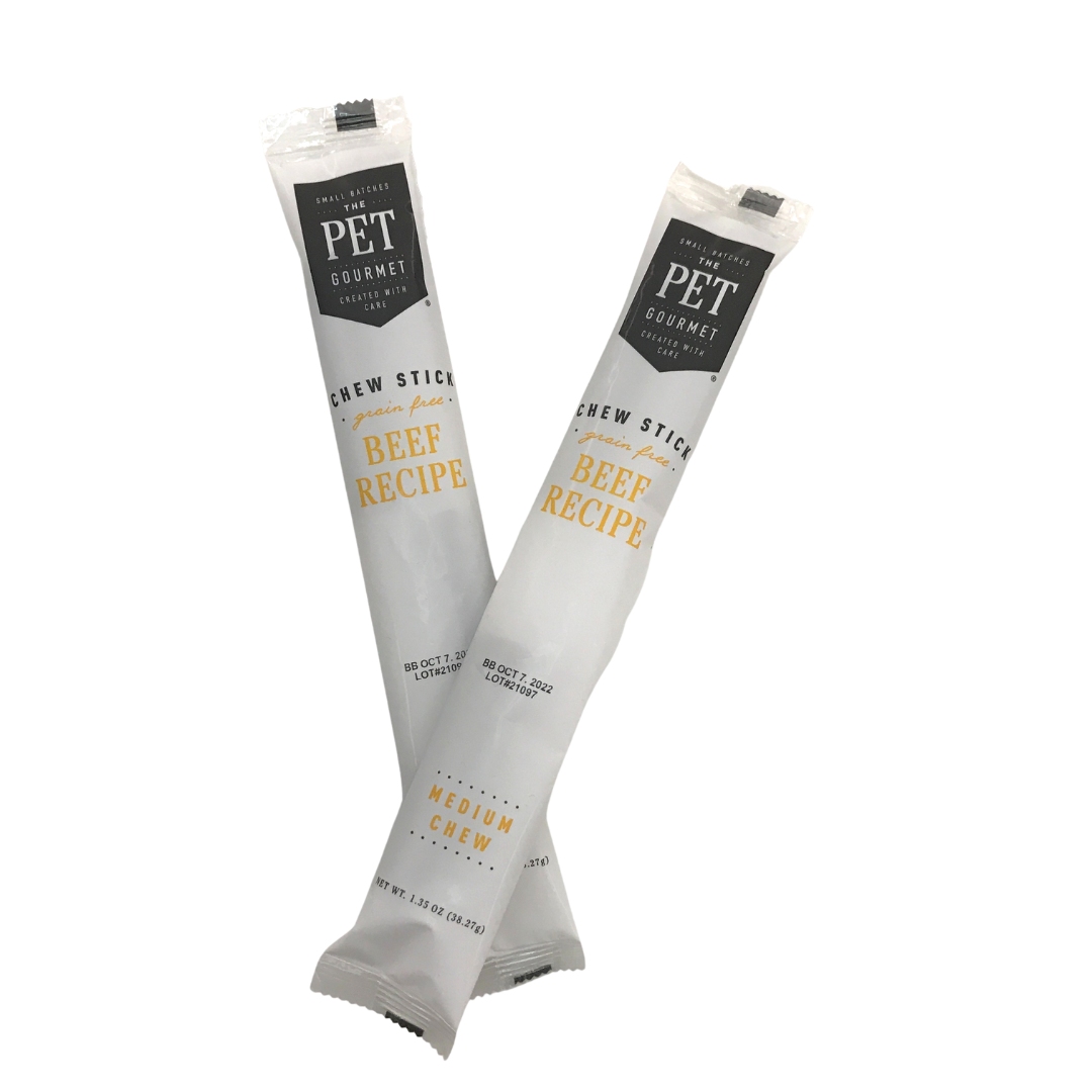 Two Pet Gourmet beef recipe chew sticks